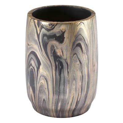 Nicole Miller Harper Tumbler - Black/Gold