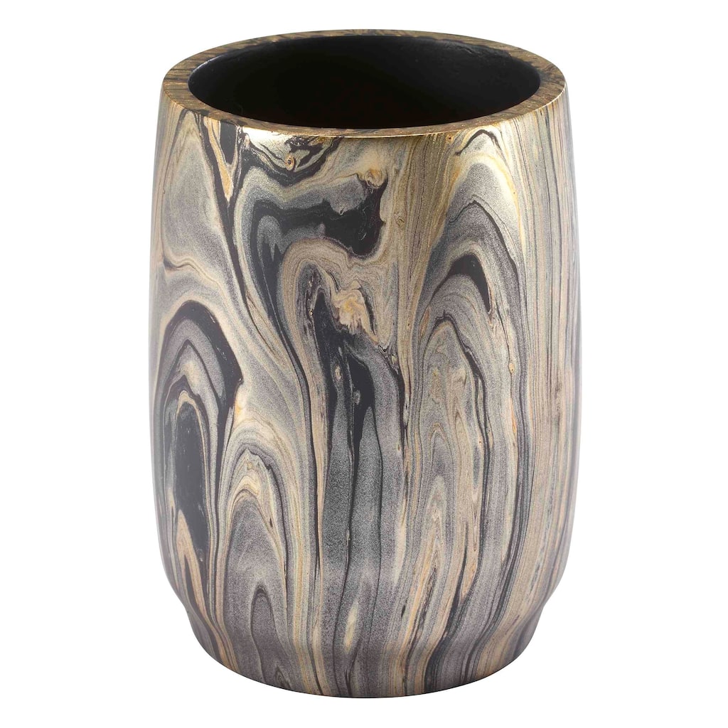 Nicole Miller Harper Tumbler - Black/Gold