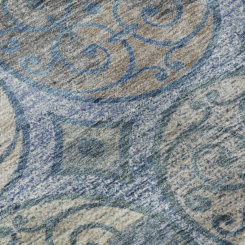 Premium Washable Super Soft Traditional Scroll Mayfield Rug
