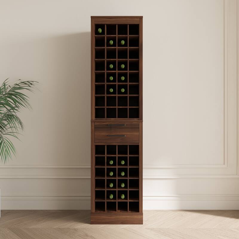 GDF Studio - Centennial Modern 35.43" Tall Modular Wine Bar Buffet Cabinet Storage