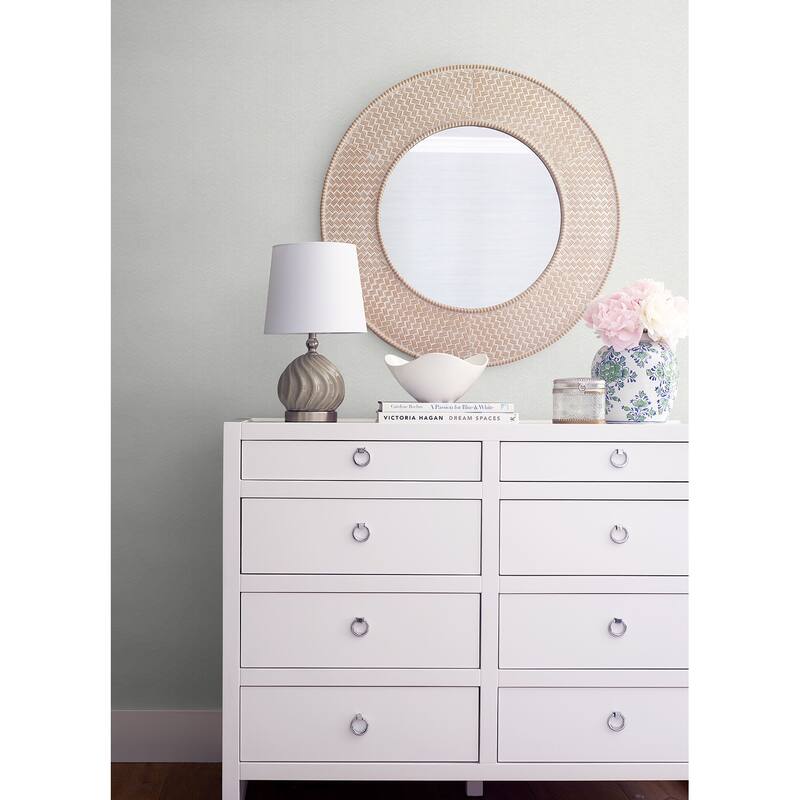 A-Street Prints Saranyu Dove Petite Chevron Wallpaper