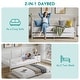 preview thumbnail 10 of 18, Sturdy Metal Twin Bed Frame with Heart-shaped Headboard