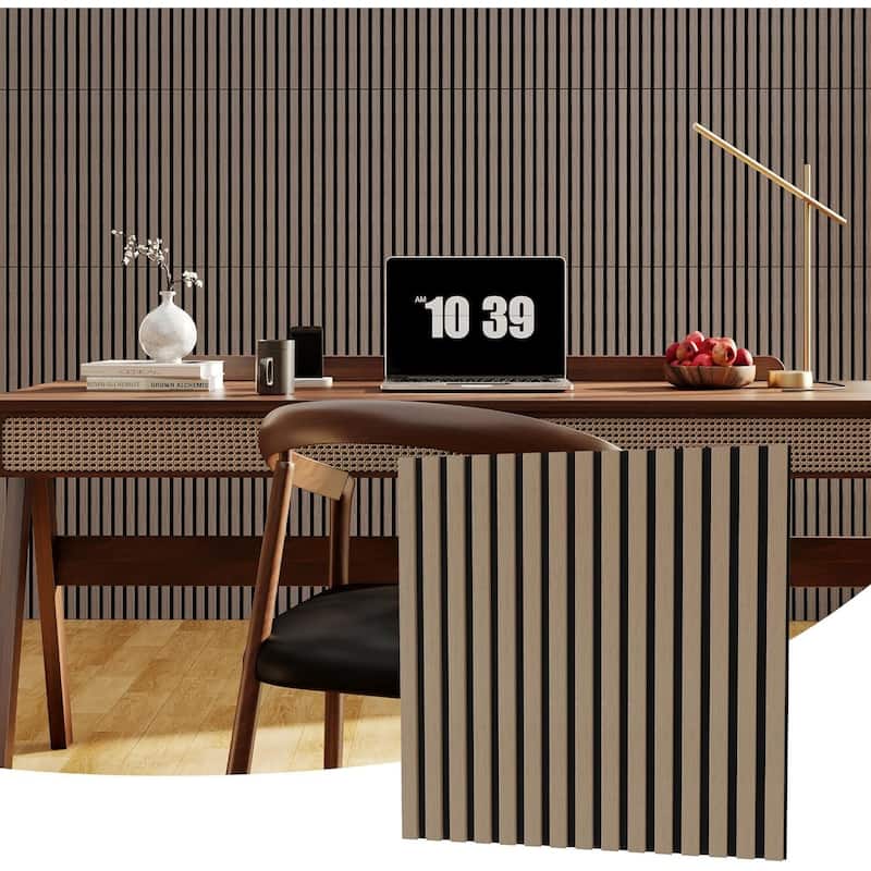 3D Wall Panels, Acoustic Decorative Wall Tiles, for Noise Reduction - 6pcs 23.6"X23.6"X0.82