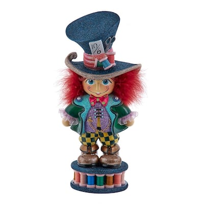 Kurt Adler 13-Inch Hollywood Nutcrackers Mad Hatter Nutcracker
