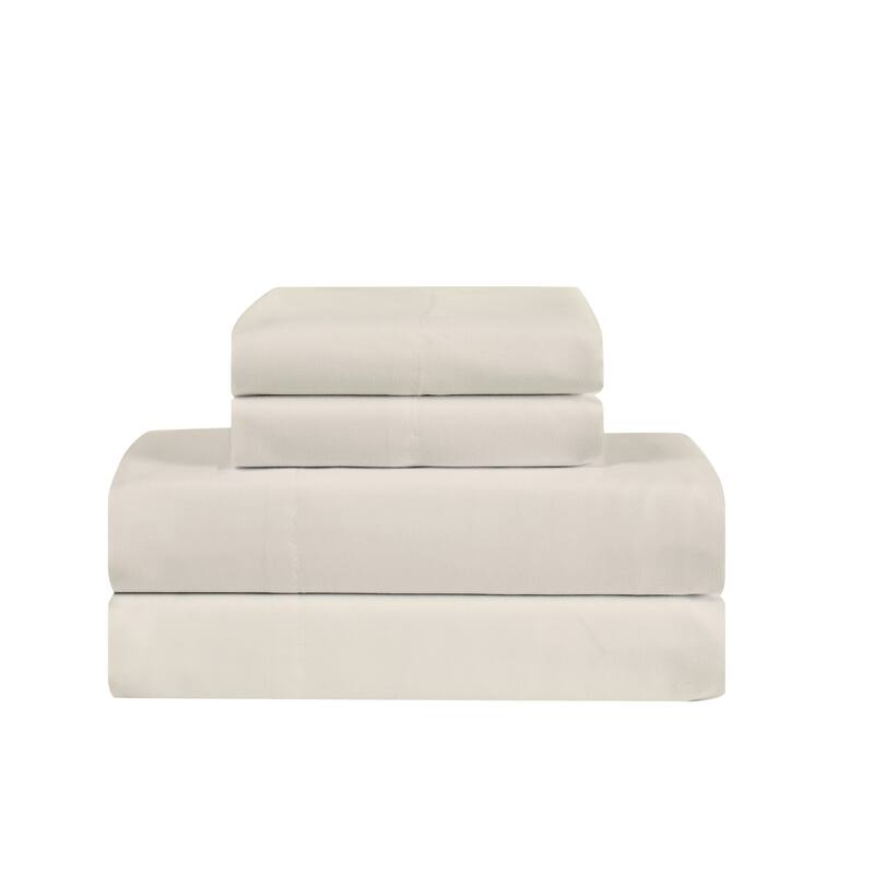 Truly Calm Antimicrobial 4 Piece Sheet Set - Full - Khaki