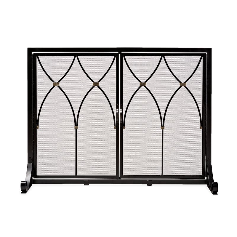 Small Winchester Fireplace Screen with Doors