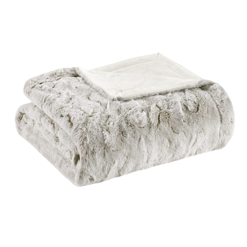 Madison Park Zuri Faux Fur Blanket
