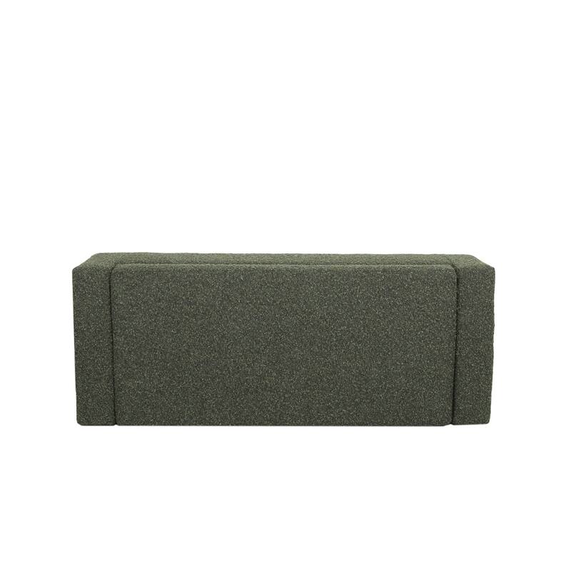 50 Inch Ottoman Bench in Textured Fabric