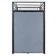 preview thumbnail 54 of 78, Modern Loft Bed with Desk & Wardrobe, Metal Loft Bed Frame with Shelves, USB Power Outlet, LED Light, for Kids Teens Adults