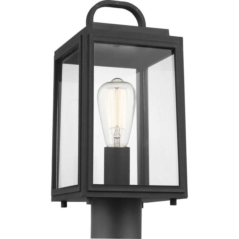 Grandbury Collection One-Light Post Lantern with DURASHIELD - 12.600" x 15.750" x 9.840"