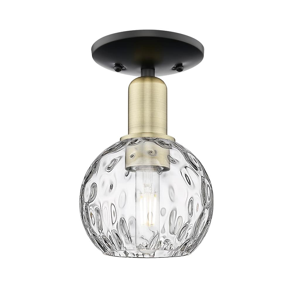 Innovations Lighting 716-1C-10-6 Athens Water Glass Semi-Flush Athens