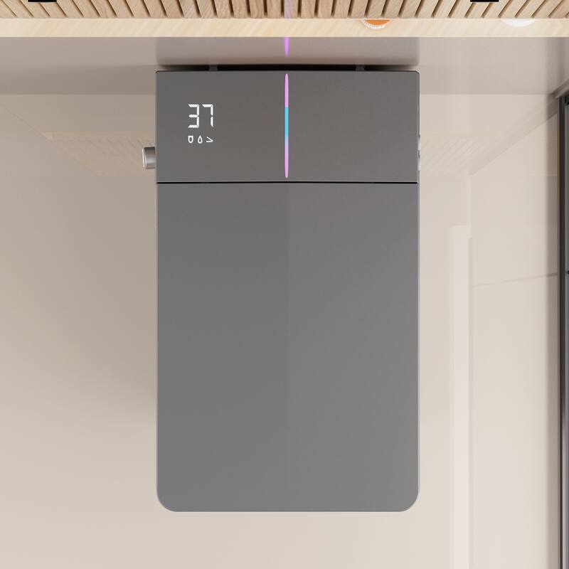 Square Smart Toilet with Built In Tank. Foot Sensor Lid. Auto Flush. Heated Bidet Seat. LED Display. Remote