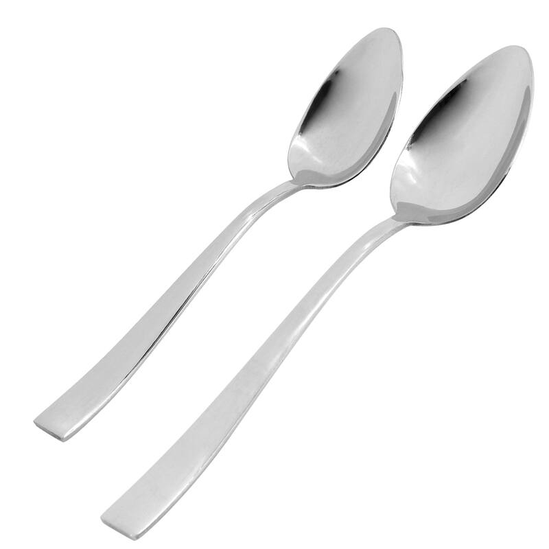 20 Piece Flatware Set with Steak Knives in Polished Stainless Steel