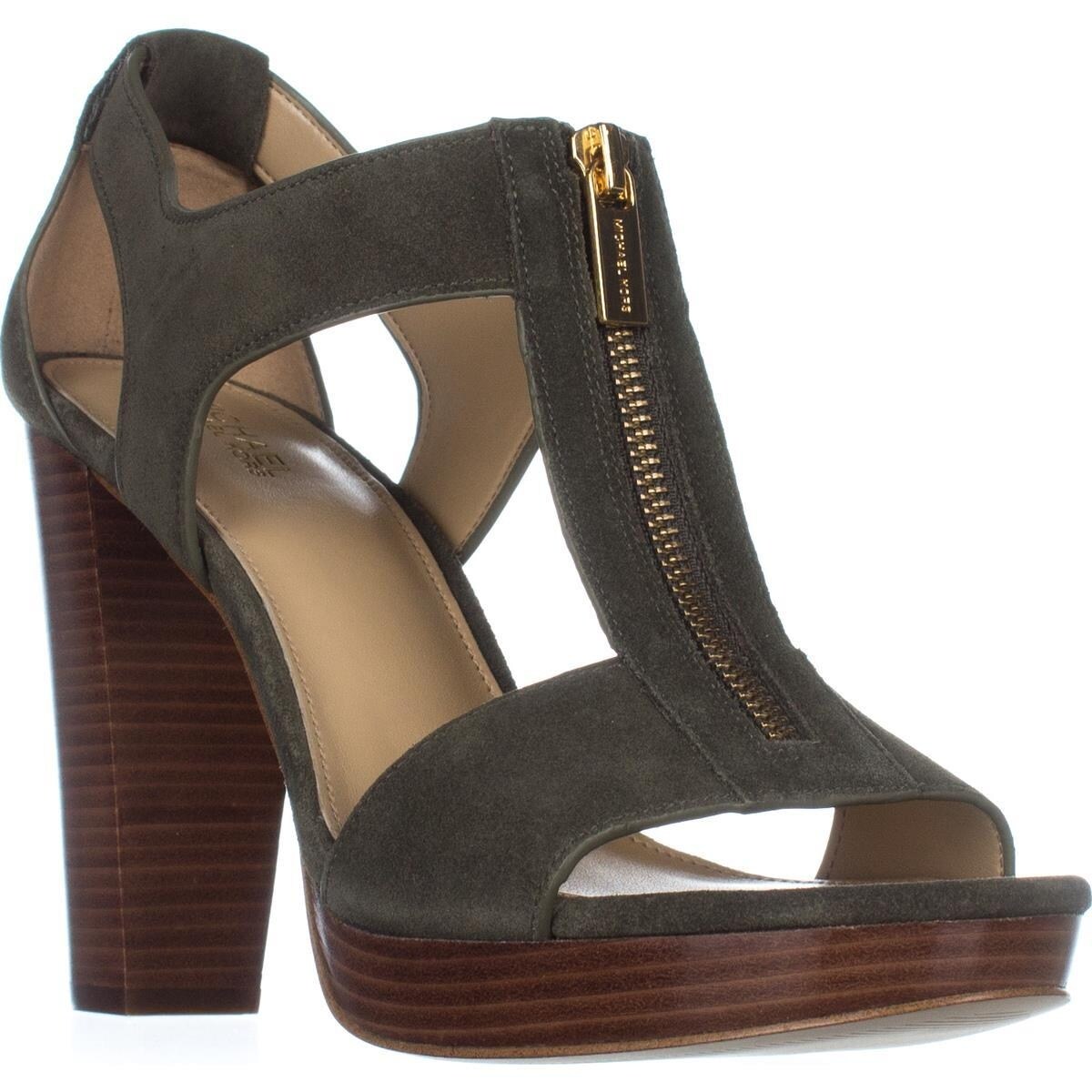 michael kors olive sandals