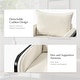 preview thumbnail 12 of 13, Abeline 32.75"W Coastal-Style Upholstered Armchair with Solid Wood Legs and Cushions Set of 2 by HULALA HOME
