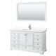 Option White, Chrome Trim, White Quartz Top