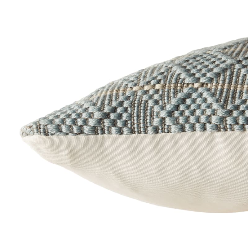 Lindy Indoor/ Outdoor Geometric Pillow