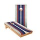 preview thumbnail 1 of 3, American Moto Curved Stripes Cornhole Boards NO Bags - Add Board Lights