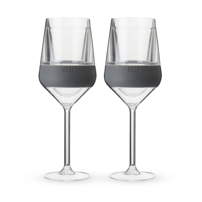 HOST Wine Freeze DoubleWalled Stemmed Wine Glasses Freezer Cooling