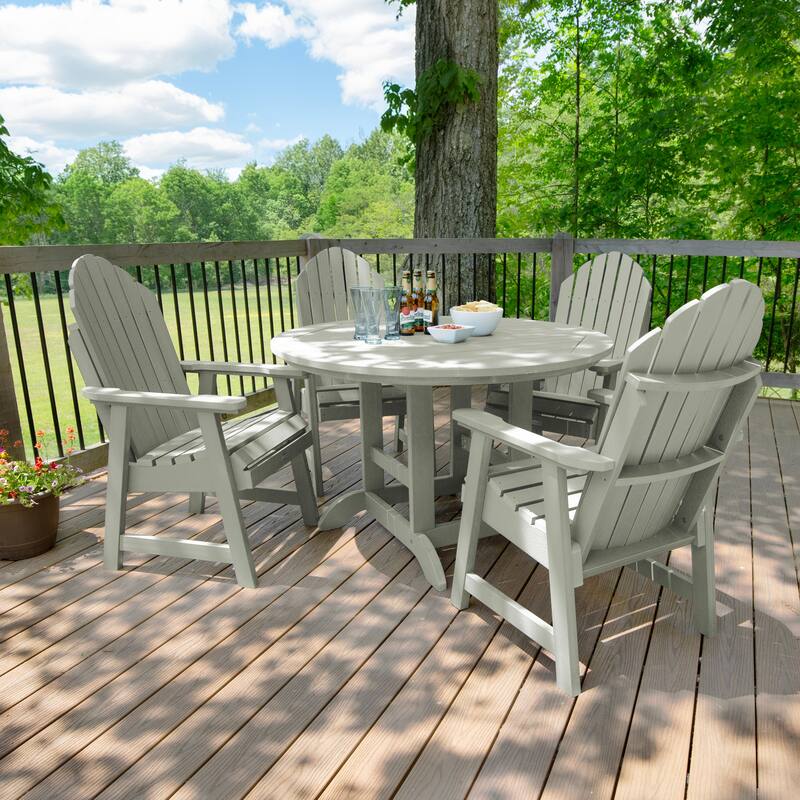 Hamilton 5-piece Outdoor Dining Set - 48" Round Table, Dining-height