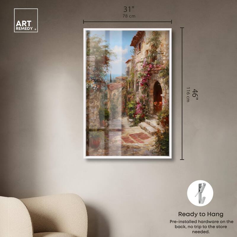 Mediterranean Charm I Shadowbox by Art Remedy