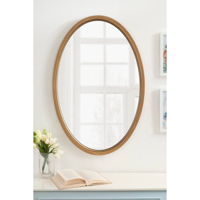 Kate and Laurel Hogan Oval Framed Wall Mirror