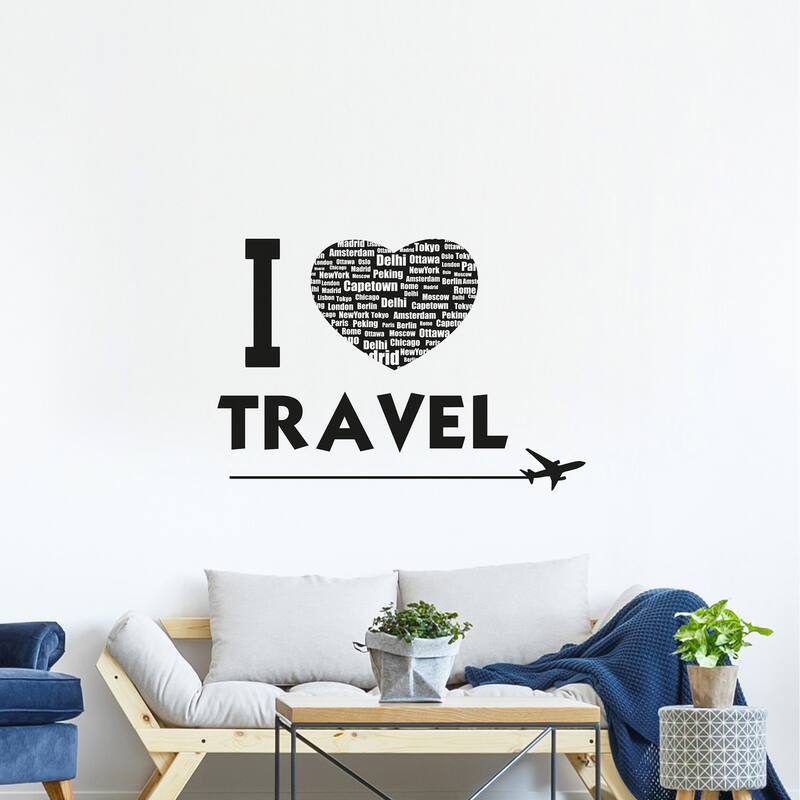Crearreda Travel Wall Quote