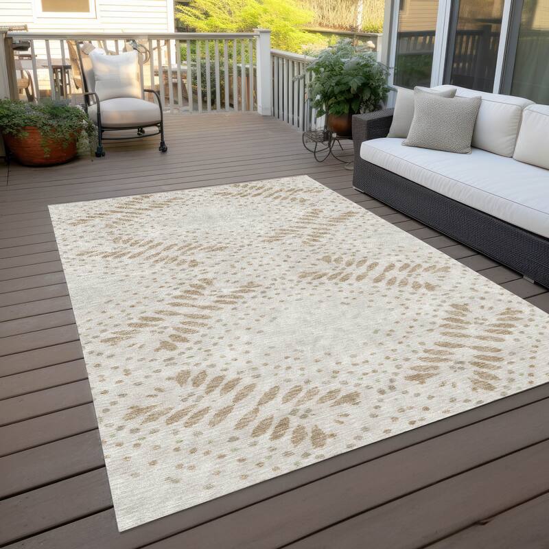 Machine Washable Indoor/ Outdoor Chantille Global Boho Rug