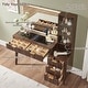 preview thumbnail 9 of 35, Modern Makeup Vanity Desk with HD Lighted Mirror, Dressing Table