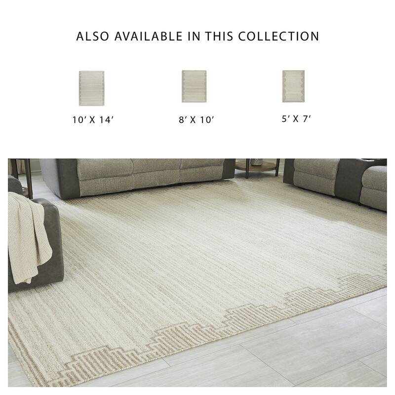 Signature Design by Ashley Emorymore Beige/Brown Rug