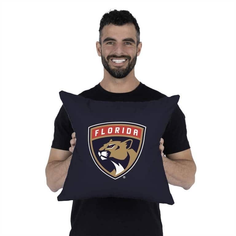 NHL Florida Panthers Real Deal 18 Inch Throw Pillow