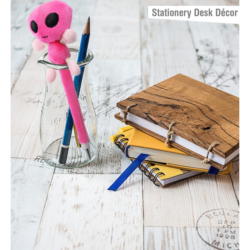 DolliBu Alien Plush Pen – Cute Soft Stuffed Figure Ballpoint Pen Toy