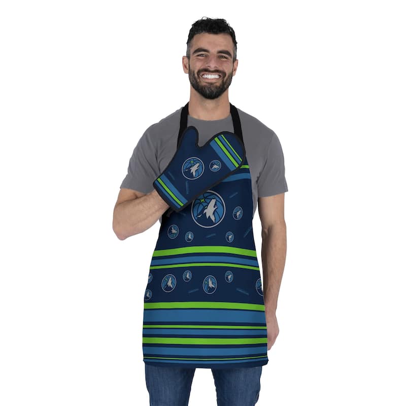 NBA Press Apron BBQ Mitt 2-piece Set