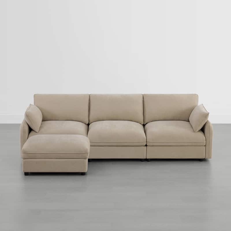 Spruce & Spring Oversized Cloud Modular Sectional Couches for Living Room