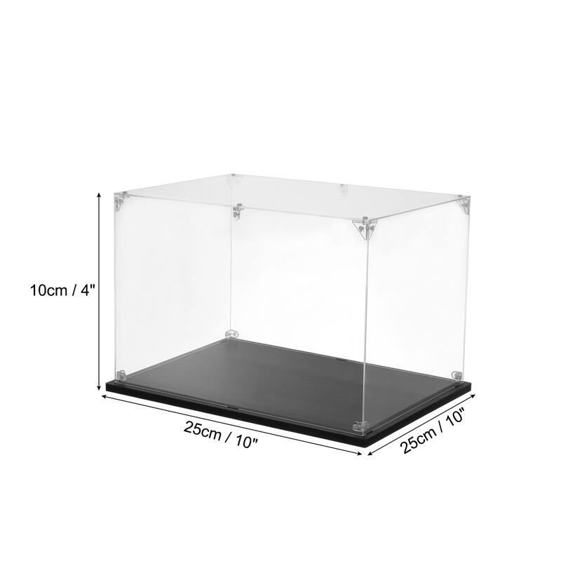 Acrylic Display Case, for Displaying Collectibles, Dolls, Model Car - 10"x10"x4"