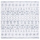 preview thumbnail 10 of 53, SAFAVIEH Augustine Manfreda Moroccan Boho Fringe Rug 6'4" Square - Navy/Ivory - Square