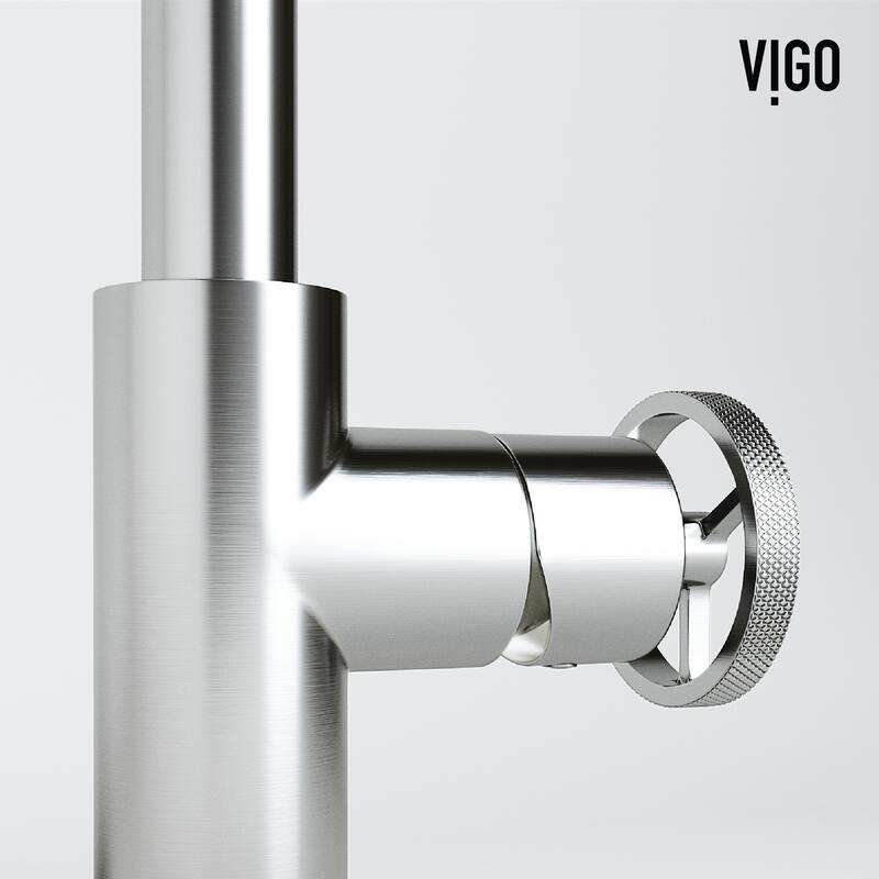 VIGO Cass 9" H Single Handle Single Hole Bathroom Faucet