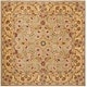 preview thumbnail 18 of 19, SAFAVIEH Handmade Heritage Traditional Kerman Wool Rug 6' Square - Grey/Gold - Square