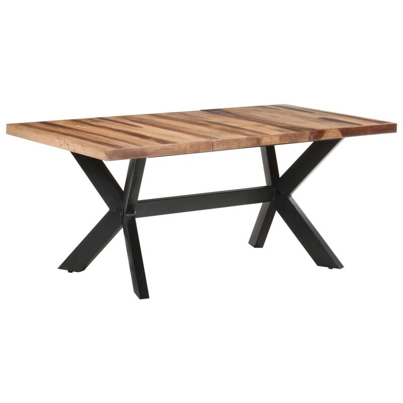 vidaXL Solid Wood Dining Table with Honey Finish Wooden Furniture Multi Sizes