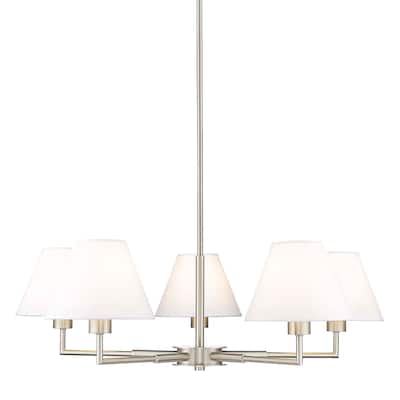 Z-Lite 744-34R Leila 5 Light 34" Wide Chandelier