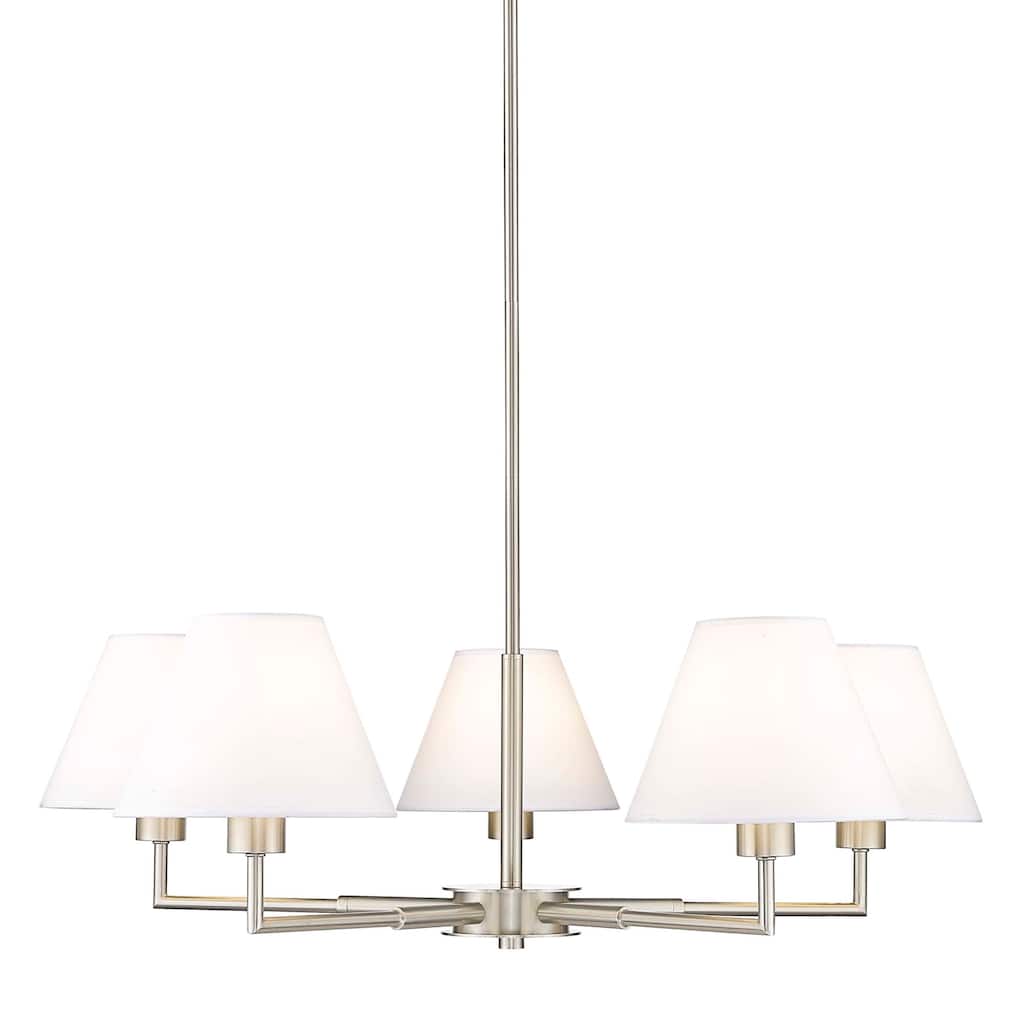 Z-Lite 744-34R Leila 5 Light 34" Wide Chandelier