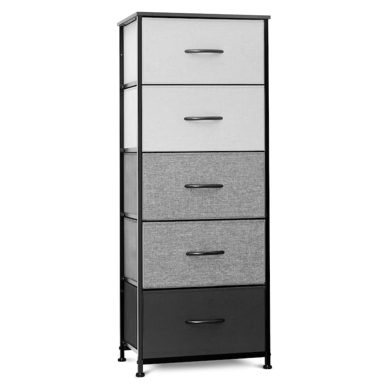 VredHom 5 Drawers Vertical Dresser Storage Tower