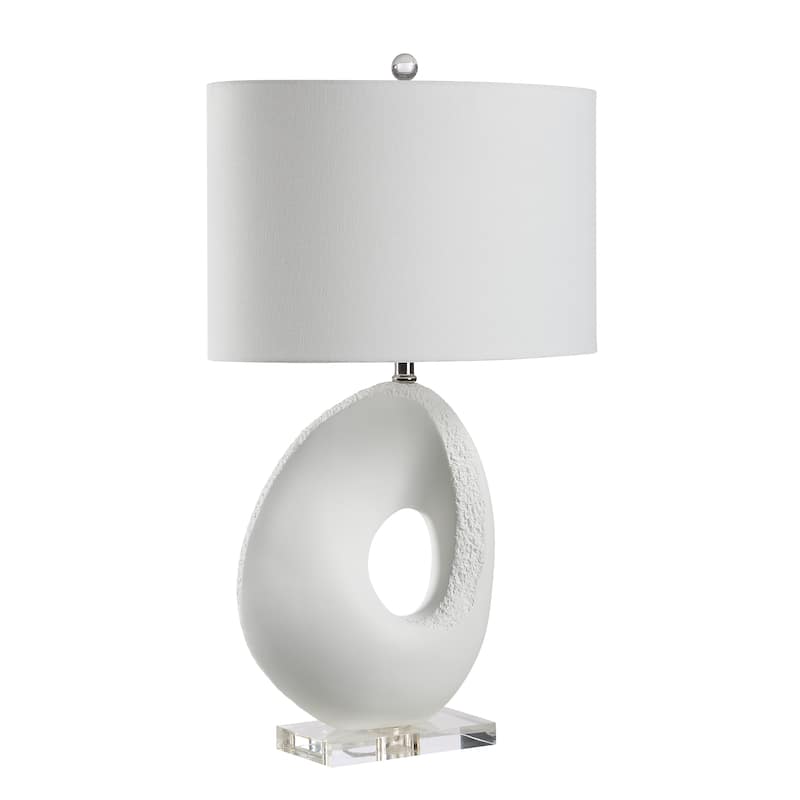Everren Opalis 29.0" Height Table Lamps, White