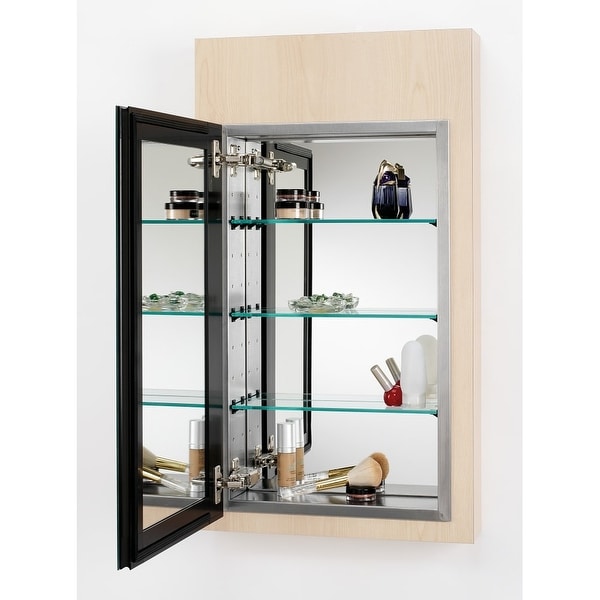 Alno Mc4550 Reflections 15 X 25 Single Door Recessed Medicine Alno Mc4550 Reflections 15 X 25 Single Door Recessed Medicine Cabinet With Stainless Steel