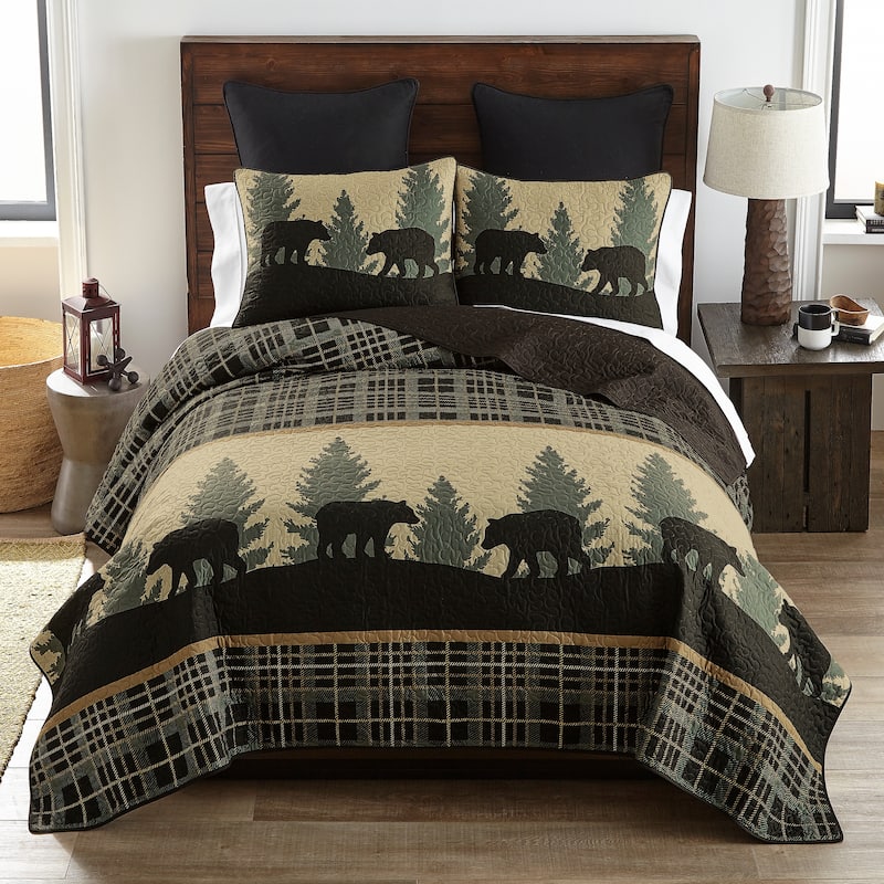 Donna Sharp Bear Walk Plaid Quilt Collection