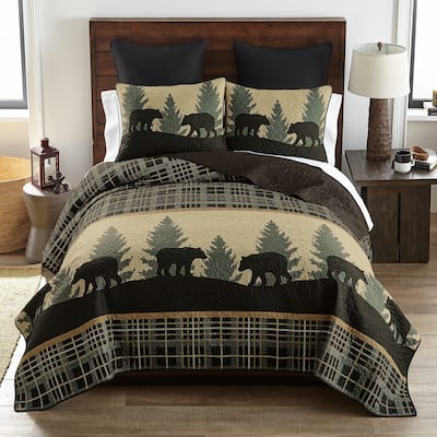 Donna Sharp Bear Walk Plaid Quilt Collection