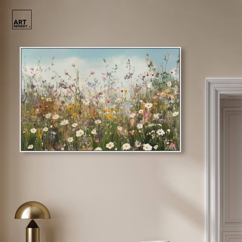 Glimmering Glade Garden III Canvas by Art Remedy