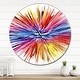 preview thumbnail 7 of 7, Designart 'Color Explosion' Oversized Modern Wall CLock