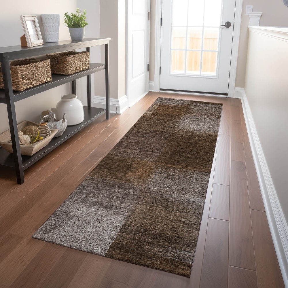 Premium Washable Super Soft Solid Ombre Mayfield Rug