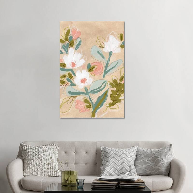 iCanvas "Spring Sketch III" by June Erica Vess Canvas Print - 48x32x1.5